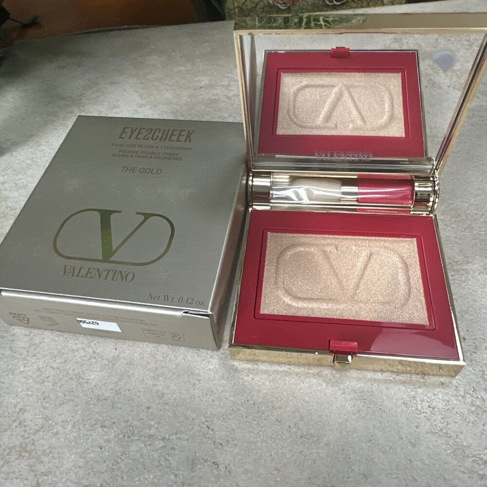 Valentino Eye2Cheek Dual Use Blush & Eyeshadow The Gold 600 Limited Edition